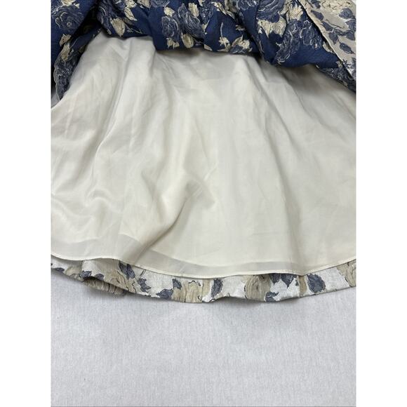 GAL MEETS GLAM Ava Rose Jacquard Dress Size 6 Fit And Flare Pockets Sleeveless - Picture 7 of 9